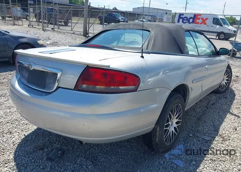 2004 Chrysler Sebring Gtc из США, поврежденный, VIN 1C3EL75R64N167697
